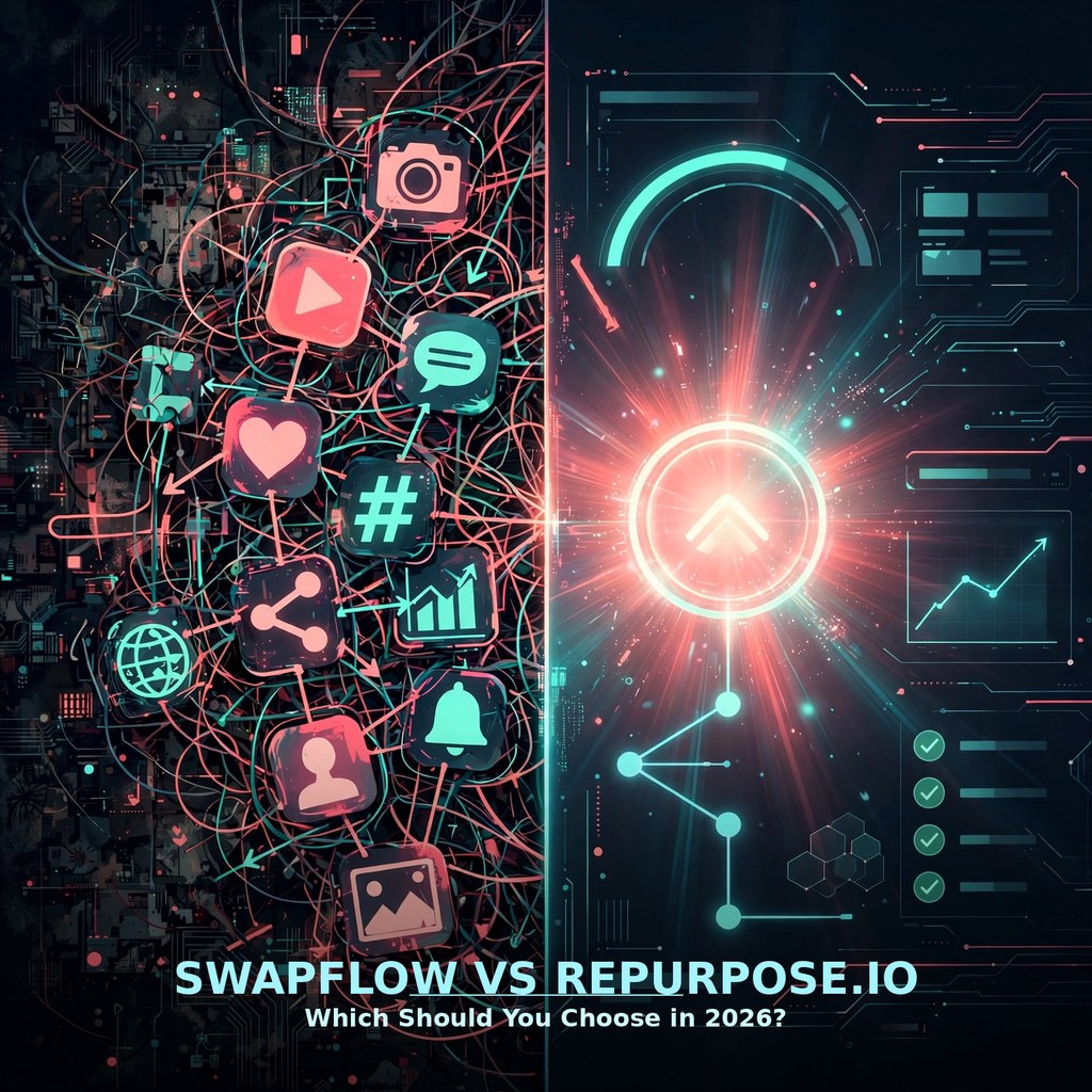 SwapFlow vs Repurpose.io: Which Should You Choose in 2026?